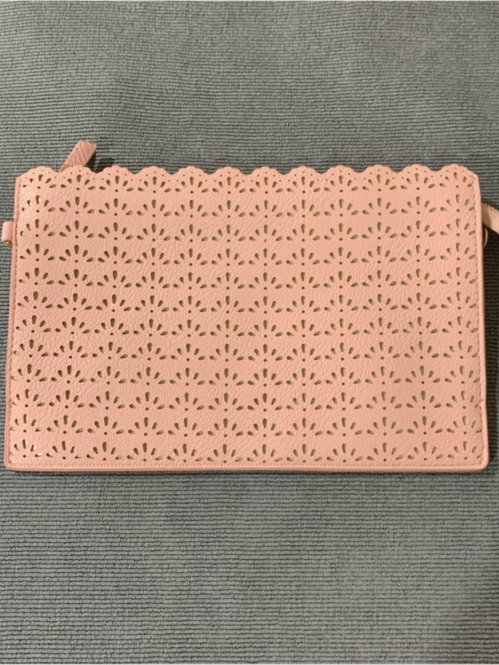 Loft Women's Pink Laser-Cut Clutch Bag